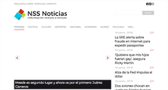 Desktop Screenshot of nssnoticias.com