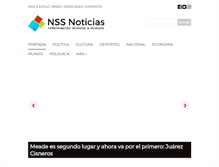 Tablet Screenshot of nssnoticias.com